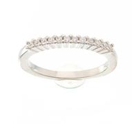 Beneto Bague Silver Ring with AGG187 Crystals - Circuit : 52 mm sBE0356-52 Marque, Estándar, Métal Non précieux, Pas de gemme