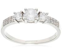 Beneto Bague Silver Ring with Crystals AGG197 - Circuit : 60 mm sBE0407-60 Marque, Estándar, Métal Non précieux, Pas de gemme