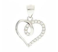 Beneto Ornement Silver Heart Pendant AGH95 sBE0402 Marque, Estándar, Métal Non précieux, Pas de gemme