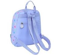 safta Benetton Lila - Mini sac à dos pour un usage quotidien, idéal pour les enfants de différents âges, confortable et polyvalent, qualité et résistance, 25 x 13 x 30 cm, lilas, M, Décontracté