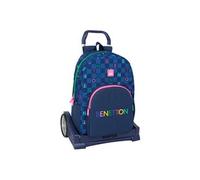 Benetton - Cartable scolaire - acier peint, polypropylène, rubber-coated wheels - Benetton "Damero" G