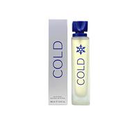 Benetton Cold Edt Spray, nouveau coffret pour homme, eau de toilette en vaporisateur Cold, 95 ml