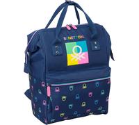 Benetton Cool - Sc À Dos Pour Enfant Avec Poignées Pour Ordinateur Portable Jusqu'À 13"", Idéal Pour Les Jeunes De Différents Âges, Confortable Et Polyvalent, Qualité Et Résistance, 27 X 19 X 40 Cm,