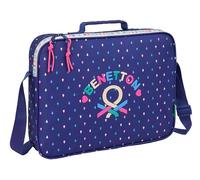 Benetton DROP - Portefeuille extrascolaire, porte-tout, bandoulière, confortable et polyvalent, qualité et résistance, 38 x 6 x 28 cm