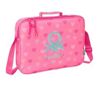 Benetton Heart - Portefeuille extrascolaire, porte-tout, bandoulière, confortable et polyvalent, qualité et résistance, 38 x 6 x 28 cm