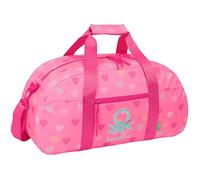 Benetton Heart Sac de Sport, idéal pour Enfants de différents âges, Confortable et Polyvalent, qualité et résistance, 50 x 26 x 20 cm