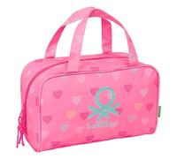 Safta Benetton 8l 31x14x19 Cm Wash Bag Rose Enfants