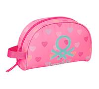 Benetton Heart - Trousse Scolaire pour Enfant avec poignée, Adaptable au Chariot, idéale pour Les Enfants de 5 à 14 Ans, Confortable et Polyvalente, qualité et résistance, 28 x 10 x 18 cm