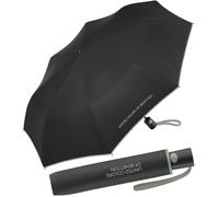 Benetton Mini AC Parapluie de poche, Black-iceberg Green, 95 cm, Compact