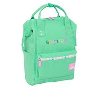 Benetton Mint - Sac à dos pour enfant avec poignées pour ordinateur portable jusqu'à 13", idéal pour les jeunes de différents âges, confortable et polyvalent, qualité et résistance, 27 x 19 x 40 cm,