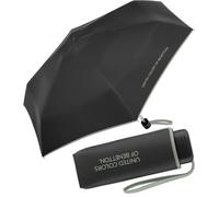 Benetton Parapluie de poche Ultra Mini Flat Solid, Black-iceberg Green, 88 cm