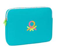 Benetton Summer Housse pour ordinateur portable 15,6", idéale pour enfants de différents âges, confortable et polyvalente, qualité et résistance, 39,5 x 3,5 x 27,5 cm, bleu, M, Décontracté