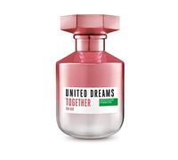 Benetton - United Dream Together, Eau de Toilette pour Femme - Longue Durée - Parfum sensuel, décontracté et féminin - Notes florales et fruitées - Idéal pour la journée - 80 ml