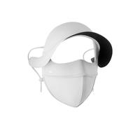 Beneunder Masque de protection solaire pour le visage avec visière AL01e - Bleu fumé - F (Taille unique)
