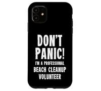 Bénévole pour le nettoyage de la plage Coque pour iPhone 11