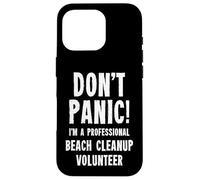Bénévole pour le nettoyage de la plage Coque pour iPhone 16 Pro