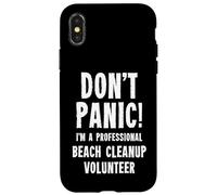 Bénévole pour le nettoyage de la plage Coque pour iPhone X/XS