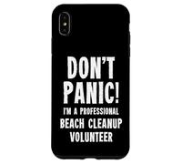 Bénévole pour le nettoyage de la plage Coque pour iPhone XS Max