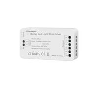 BENEXMART Matter Over Contrôleur de bande lumineuse LED WiFi RGBCW Smart Led Driver Support Smarthings Alexa Google Apple Home App Control (RGBCW)