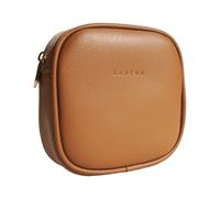 Benfan Trousse à maquillage en cuir, marron, Small