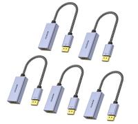 BENFEI 4K@30Hz Adaptateur Displayport vers HDMI Convertisseur DP HDMI Gris