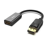 BENFEI 4K Adaptateur Displayport vers HDMI, convertisseur DP (Display Port) mâle vers Hdmi Femelle avec Audio pour Lenovo, Dell, HP, ASUS et Autres Marques