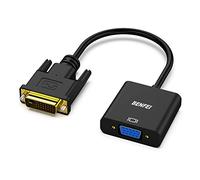 BENFEI Adaptateur Actif DVI-D vers VGA, DVI-D 24 + 1 vers Adaptateur VGA mâle vers Femelle
