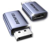 BENFEI Adaptateur DisplayPort vers HDMI 4K@30Hz 2K@60Hz 1080P@120Hz 2-Pack | Convertisseur DP 1.2 vers HDMI 1.4 Mâle vers Femelle - Compatible avec Ordinateur Portable, PC, Moniteur, TV, GPU AMD/NVIDIA