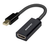 BENFEI Adaptateur Mini DisplayPort vers HDMI, Convertisseur Thunderbolt vers HDMI plaqué Or pour MacBook, Surface Pro, etc.
