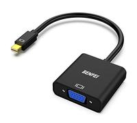 BENFEI Adaptateur Mini DisplayPort vers VGA, Mini DP Display Port vers VGA (Compatible Thunderbolt) mâle vers Femelle pour ThinkPad SurfacePro PC