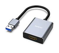 BENFEI Adaptateur USB 3.0 vers HDMI, USB 3.0 vers HDMI mâle vers Femelle pour Windows 11, Windows 10, Windows 8.1, Windows 8, Windows 7 (Pas pour Mac)