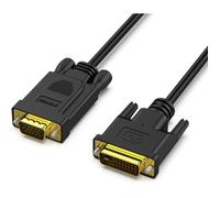 BENFEI Câble DVI-D 24+1 vers VGA - Mâle vers Mâle, plaqué or, 1,8 m