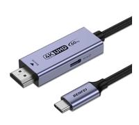 BENFEI câble HDMI vers USB C 1,8M 4K@60Hz 1080P@120Hz unidirectionnel | Adaptateur HDMI (Source) vers USB-C (Affichage) pour MacBook, Steam Deck, PS5/4, Nintendo Switch, AR/XR, moniteurs Portables