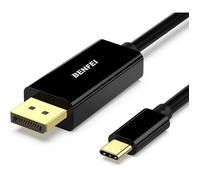 BENFEI Câble USB C vers DisplayPort 4K @ 60Hz, Thunderbolt 3 vers DisplayPort de Port d'affichage mâle à mâle Cordon plaqué-1.8M