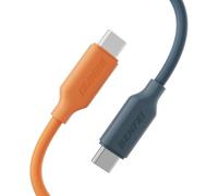 BENFEI Câble USB C vers USB C 60W Charge Rapide, Lot de 2 (1M), Bleu+Orange