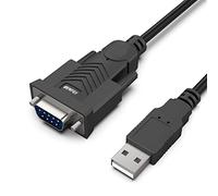 BENFEI Câble USB vers série, Adaptateur série USB vers RS-232 mâle (9 Broches) DB9, chipset Prolific, Windows 10/8.1/8/7, Mac OS X 10.6 et supérieur, 1,8 mètre