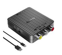 BENFEI Convertisseur RCA vers HDMI, Adaptateur AV CVBS Composite vers HDMI 1080P, Compatible PAL/NTSC pour WII/WII U PS3/PS2 Xbox N64 Snes VHS VCR STB Lecteurs DVD Blu-Ray