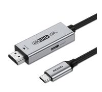 BENFEI HDMI vers câble USB C 6ft/1,8M 4K@60Hz, Adaptateur unidirectionnel HDMI (Source) vers USB-C (Affichage) pour MacBook, Steam Deck, PS5/4, Nintendo Switch, AR/XR, moniteurs Portables