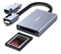 BENFEI Lecteur de Carte CFexpress Type B avec USB 3.2 (Gen 2) 10 Gbit/s, Adaptateur USB-C et USB-A 2 en 1 Type B CFexpress, Compatible avec Windows/Mac/Linux/Android (Pas pour Carte XQD)