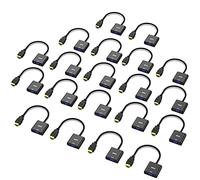 BENFEI Lot de 20 adaptateurs HDMI vers VGA plaqués or vers VGA