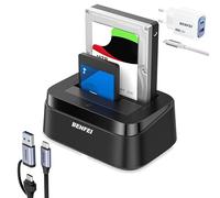 BENFEI Station d'accueil Disques Durs Double Baie USB-C HDD/SSD 2.5/3.5"