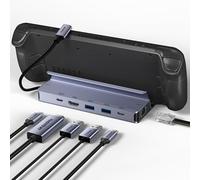 BENFEI Station d'accueil Steam Deck, Dock pour Steam Deck (OLED)/ROG Ally, Hub USB C 6-en-1 avec HDMI 4K@60Hz, Ethernet 1 Gbit/s, 1x USB-C, 2X USB 3.0, Charge PD 100W