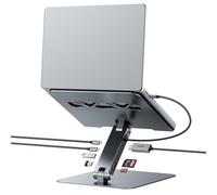 BENFEI Support pour pc Ordinateur Portable Bureau avec Station d'accueil USB C 7in1, HDMI 4K@60Hz/1*SD 1*Micro SD/100W PD/10Gbps 1*USB C & 2*USB A 3.2 Compatible avec MacBook Pro/Air, iPad Pro, XPS