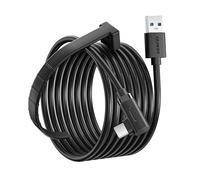 BENFEI VR Câble Link 5mètres Compatible avec Oculus/Meta Quest 3S/Quest 3/Quest 2/Pro/Pico 4/Ultra and PC/SteamVR, Transfert de données PC Haute Vitesse, câble Link USB 3.0 pour Casque VR et PC de Jeu