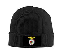 Benfica Eagle Football Team Bonnet d'hiver chaud en tricot Noir, Noir , Taille unique