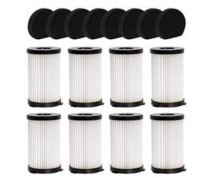 Benfosh 2 filtres de rechange + 2 éponges pour MooSoo D600 D601, réutilisables pour MooSoo D600 et Ariete Handy Force 2761 2759 accessoires aspirateur