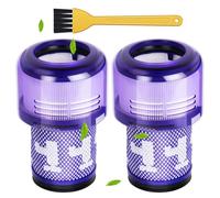 Benfosh Lot de 2 filtres de rechange pour aspirateur Dyson V12 Detect Slim Absolute/Total Clean/Extra/Fluffy - Accessoires de filtre HEPA lavables - Remplace # 971517-01