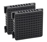 Benfosh Pack de 2 filtres à charbon actif pour réfrigérateur Liebherr Fresh Air, remplace 7440021-00 [9096989, 988246001, 988246000, 9882429] - noir