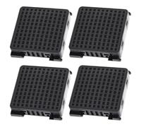 Benfosh Pack de 4 filtres à charbon actif pour réfrigérateur Liebherr Fresh Air, remplace 7440021-00 [9096989, 988246001, 988246000, 9882429] - noir