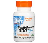 Benfotiamine 300 Avec Benfopure 60 Gélules Végétales 300 Mg